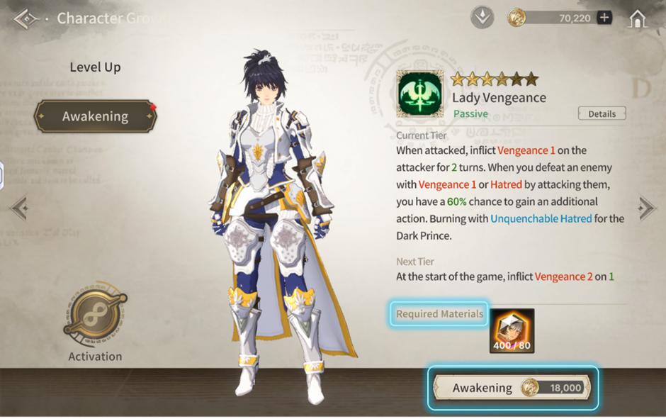 Basic Character Growth Guide screenshot