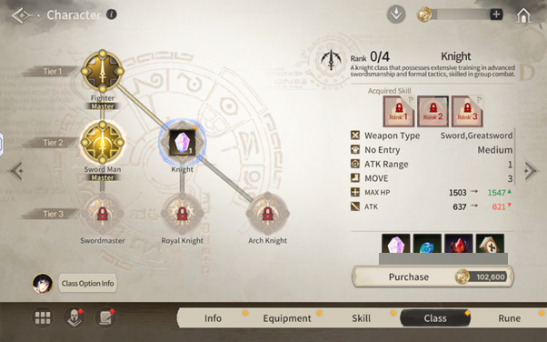 Basic Character Growth Guide screenshot