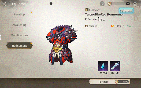 Gear Growth & Alchemy Guide screenshot