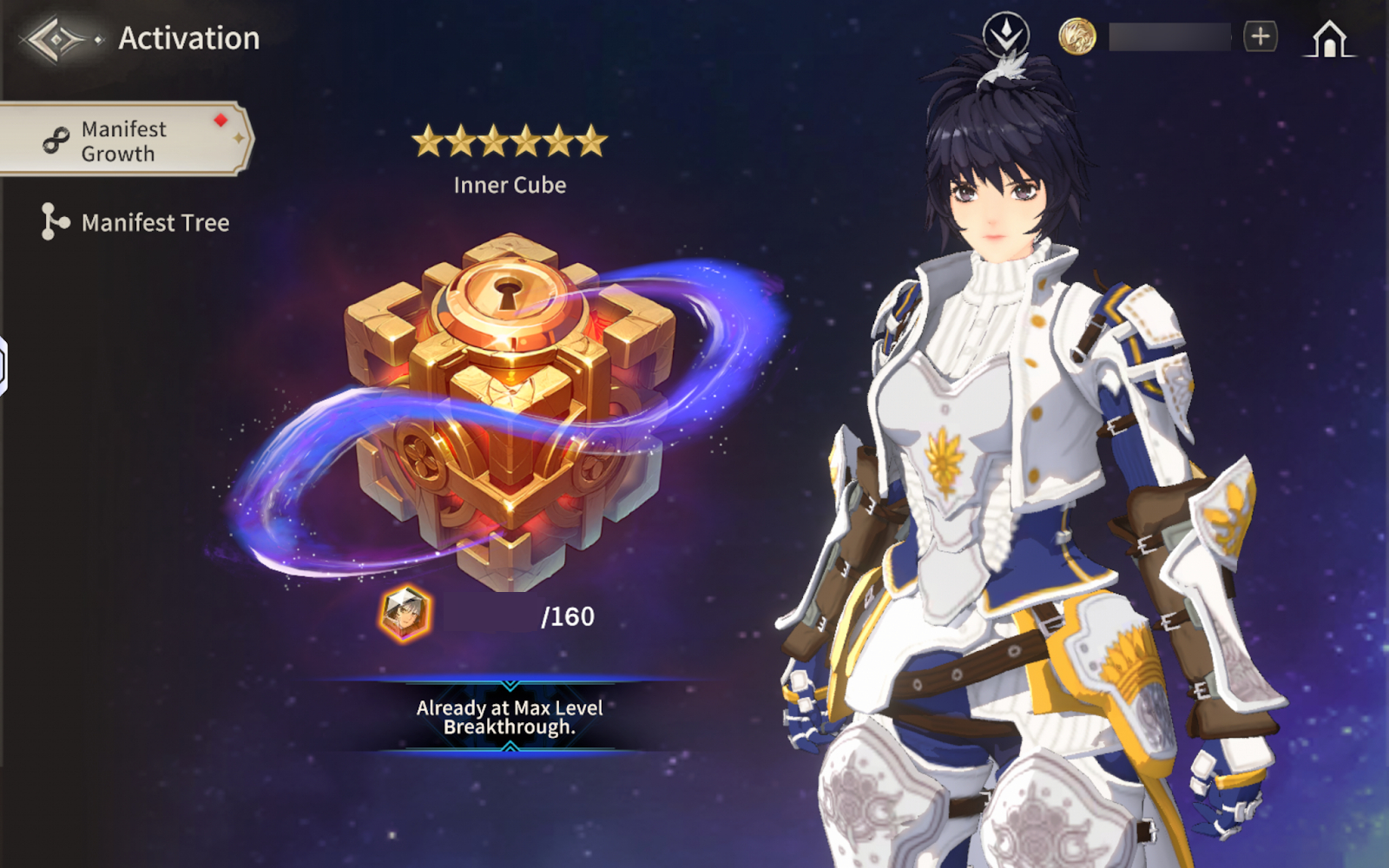 Character Manifest & Artifact System Guide screenshot