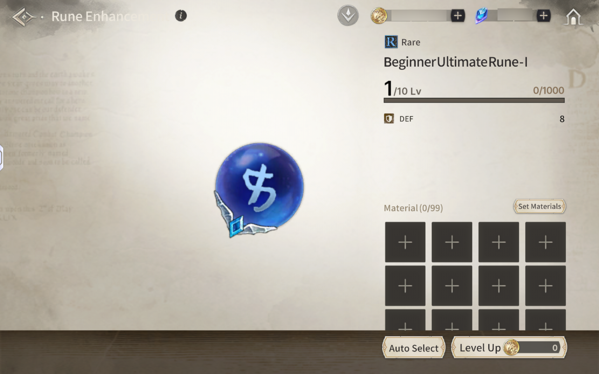 Rune System Guide screenshot