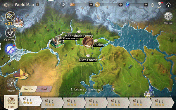 World Map Guide screenshot