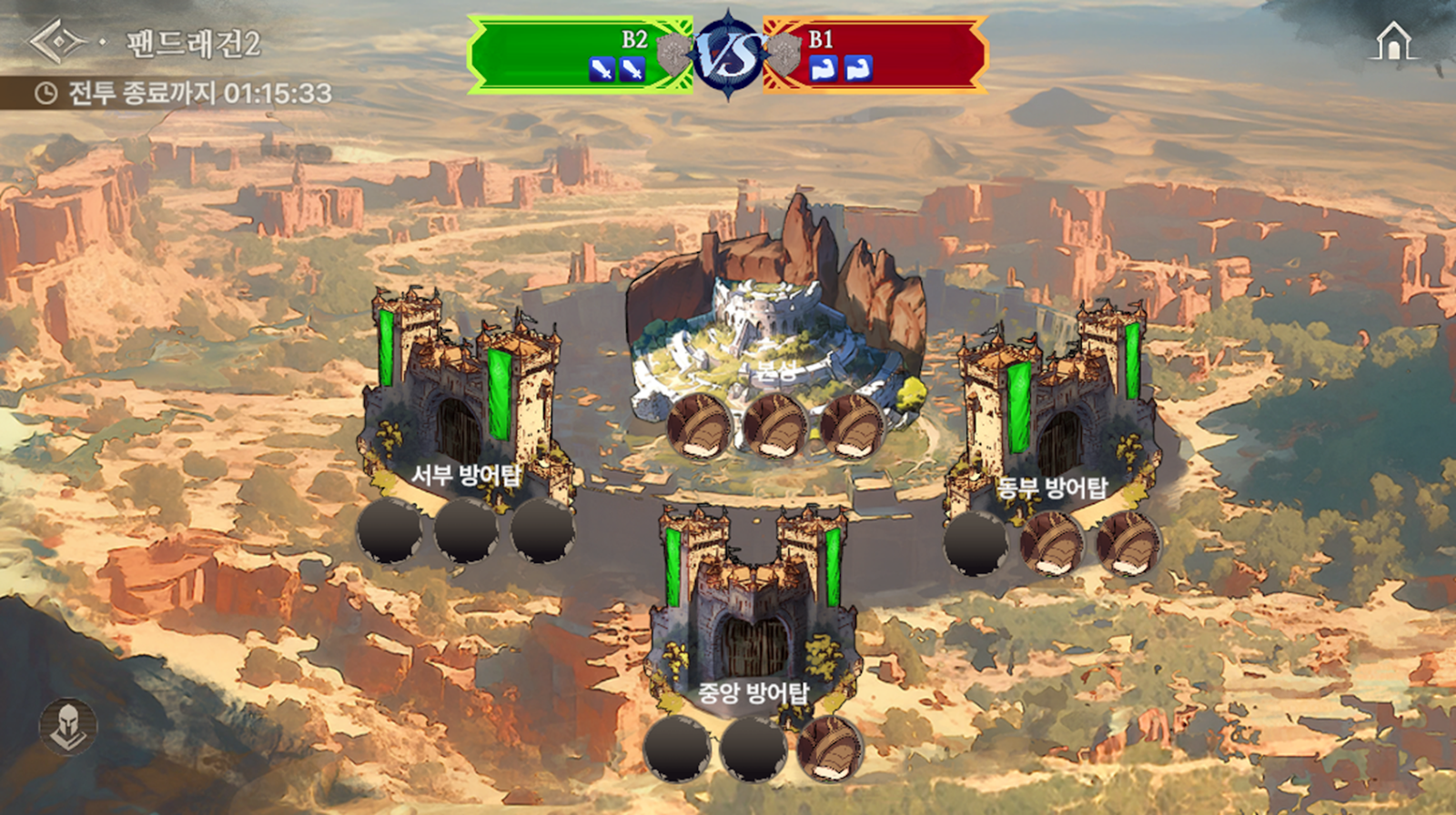 Castle attackable because a tower has no deck